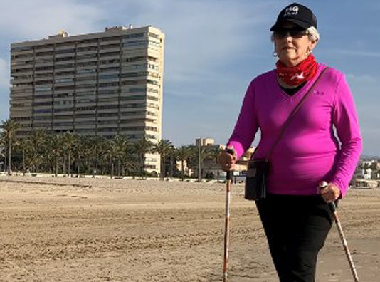 Marcha Nórdica a los 83 años ¡Nunca es tarde para empezar! Cecilia